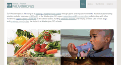 Desktop Screenshot of ejfphilanthropies.org